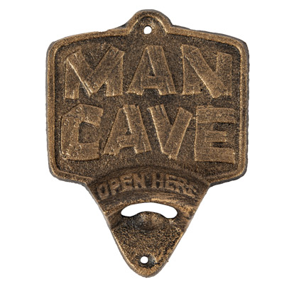 Man Cave Wall Bottle Opener