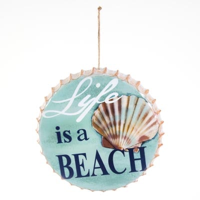 Life is a Beach Metal Bottle Cap