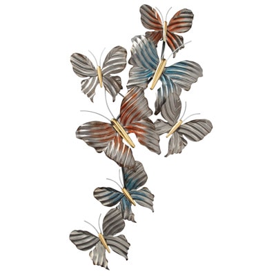 Metal Wall Butterfly Collage