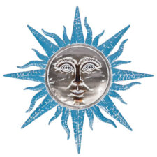 26 Inch Diameter Metal Sun Face Wall Decor