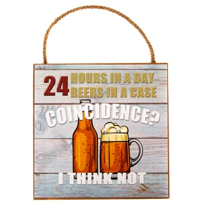 24 Hours 24 Beers Sign