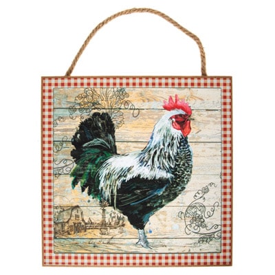 Country Rooster Sign
