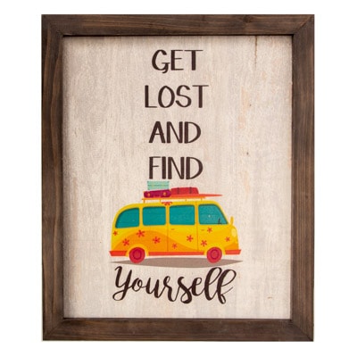 Get Lost and Find Yourself Sign