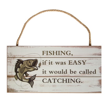 Fishing Not Catching Sign