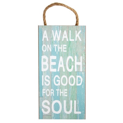 Walk on the Beach Sign