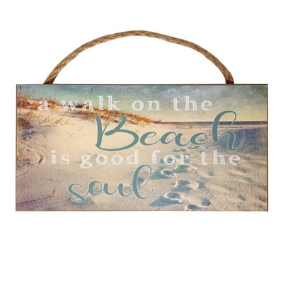 Walk on the Beach Sign