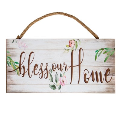Bless Our Home Sign