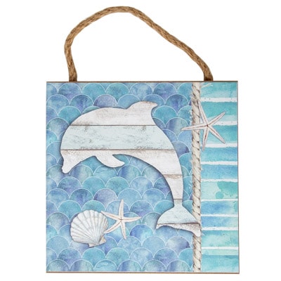 Dolphin and Rope Wall Art