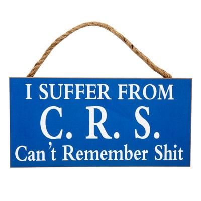 Suffer from C.R.S. Sign