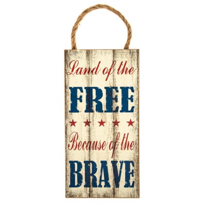 Land of the Free Sign