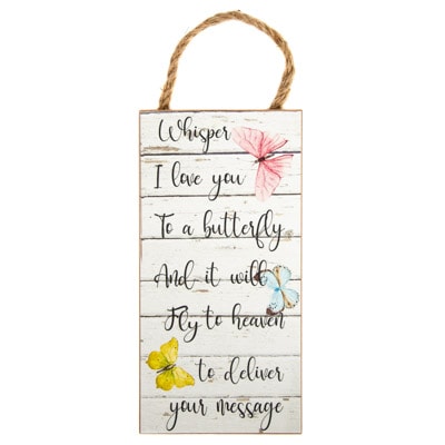 Butterfly to Heaven Sign