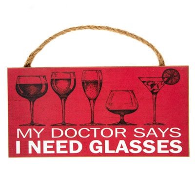 I Need Glasses Sign