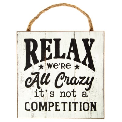Crazy Competition Sign