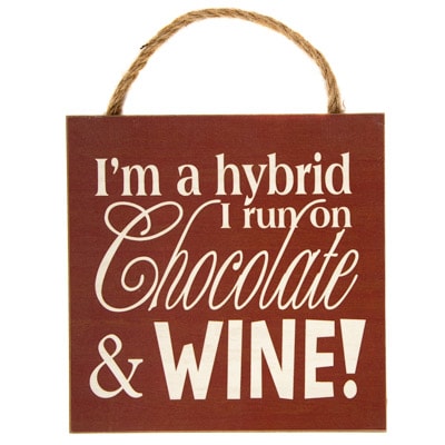 Chocolate & Wine Sign
