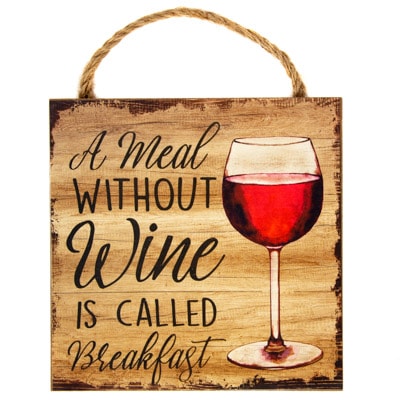 Meal Without Wine Sign