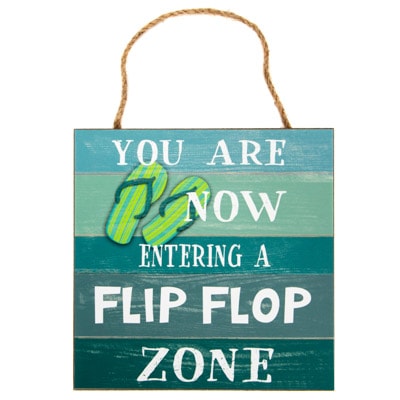 Flip Flop Zone Sign