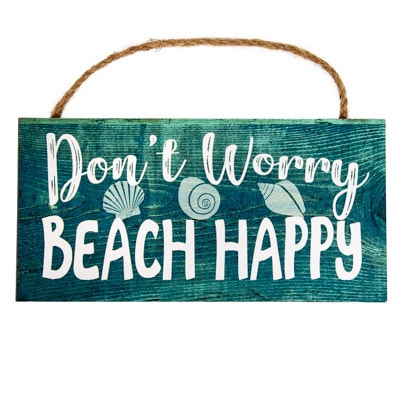 Beach Happy Sign