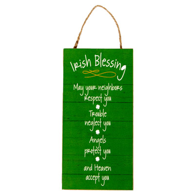 Irish Poetic Blessing Sign