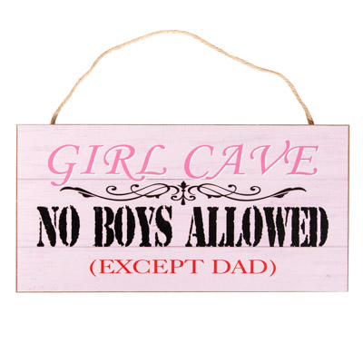 Girl Cave Sign