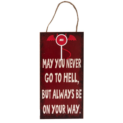 Highway to Hell Sign