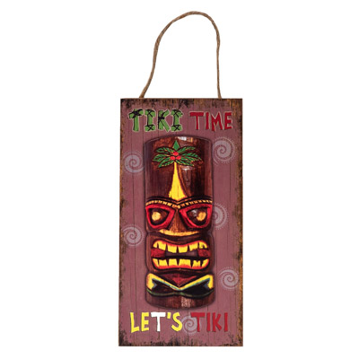 Tiki Mask Sign