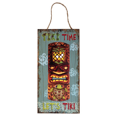 Tiki Mask Sign