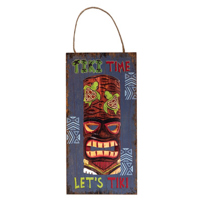 Tiki Mask Sign
