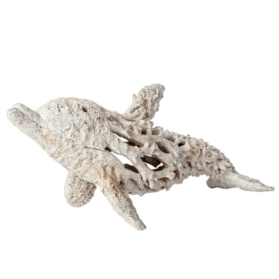 20 Inches Long Coral Look Dolphin