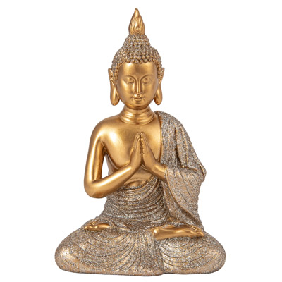 4 3/4 Inches High Seated Thai Buddha Figurine