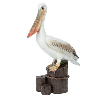 White Pelican on Pilings