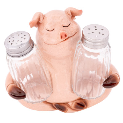 5 Inches High Pig Salt & Pepper Set