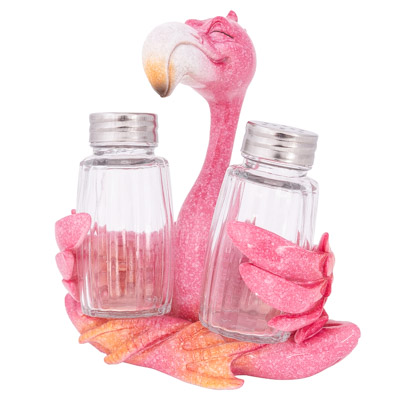 5 Inches High Flamingo Salt & Pepper Set