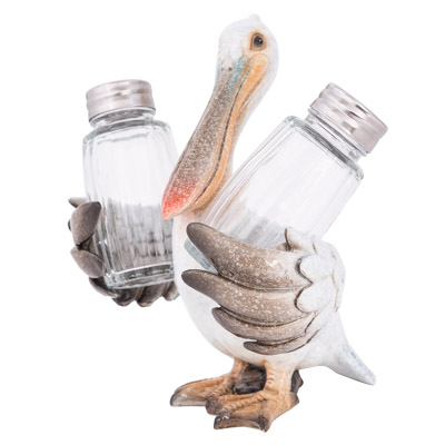 5 Inches High Pelican Salt & Pepper Set