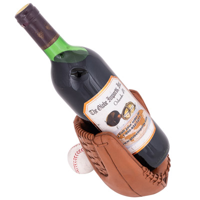 6 1/2 Inches High Baseball Wine Bottle Holder