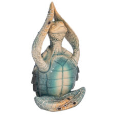 6 1/2 Inches High Salutation Position Yoga Turtle Figurine