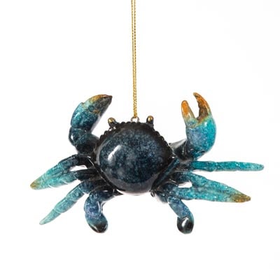 Blue Crab Hanging Ornament