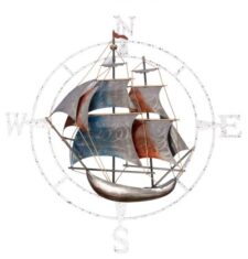 37 Inch Diameter Ship Compass Rose
