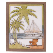 21 Inches High x 16 Inch Wide By the Shore Dimensional Wall Art