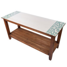 47 1/2 Inch Wide Wooden Coffee Table