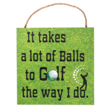 Balls to Golf Sign