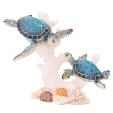 8 1/4 Inch Wide Turtles on Coral