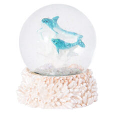 3 Inches High Snow Globe With Dolphin