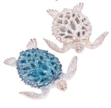 4 1/4 Inches Long Assorted Coral Look Sea Turtle