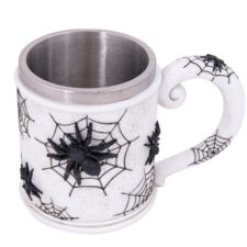 4 1/4 Inches High Spiders and Cobwebs Drinking Mug