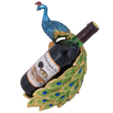 12 1/2 Inches High Peacock Bottle Holder