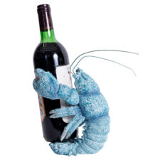 6 3/4 Inches High Coral-Look Lobster Wine Bottle Holder