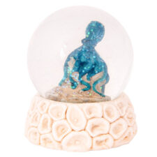 3 Inches High Snow Globe With Octopus