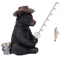 6 Inches High Bear Fishing