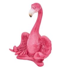 7 1/2 Inches High Yoga Flamingo Figurine