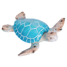 5 Inches Long Aqua Sea Turtle Figurine